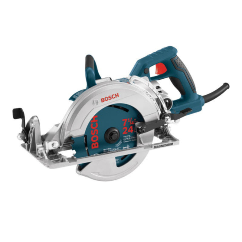 Bosch CSW41 Circular Saw, 15 Amp, 7-1/4 In. Blade Left Worm Drive