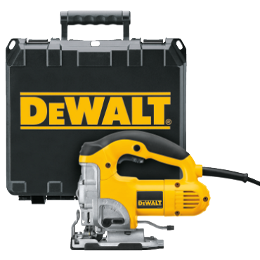 DeWalt DW331K Jig Saw 6.5A Heavy-Duty Variable Speed Top-Handle Jig Saw Kit