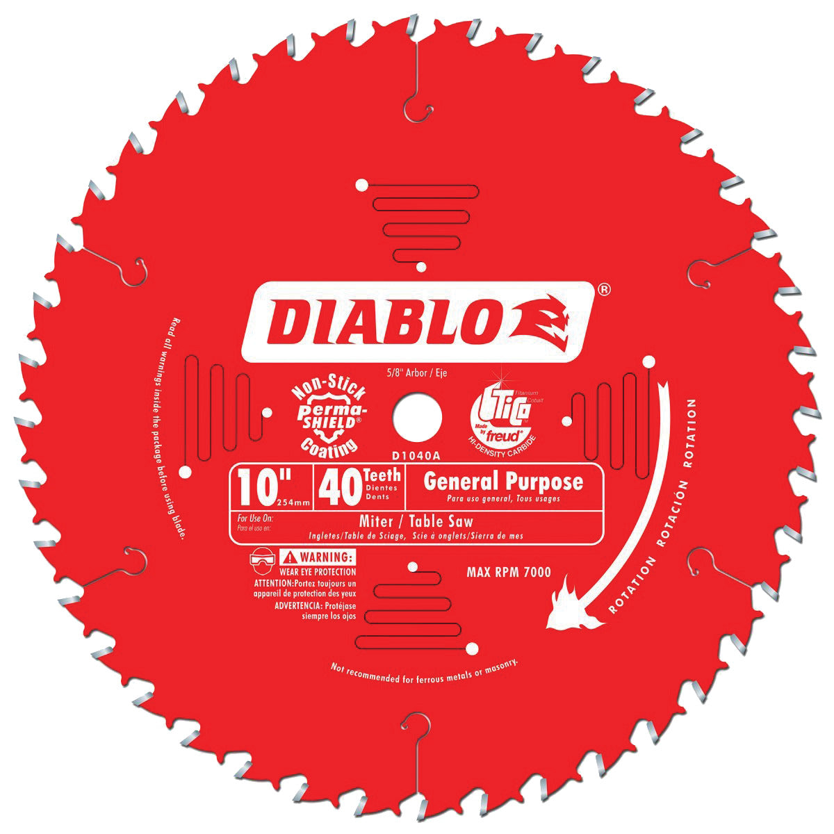 Diablo D1040A 10 X 40 Coated Bulk