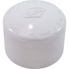 Dura 447020 2-1/32 x 2 Slip White PVC Cap 5/BG