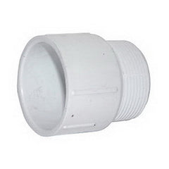 DURA 436020 DURA 2-5/8 x 2 MIPT x Slip White PVC Adapter 5/BG