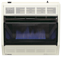 Empire Comfort Systems BF30WLP Blue Flame Heater 30,000 BTU Thermostat Propane Heater, Liquid Propane Gas