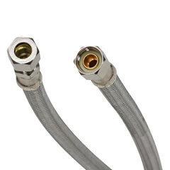 Fluidmaster PRO8F20 Pro Series 3/8 x 20 in. Braided Stainless Sink Flexible Water Connector