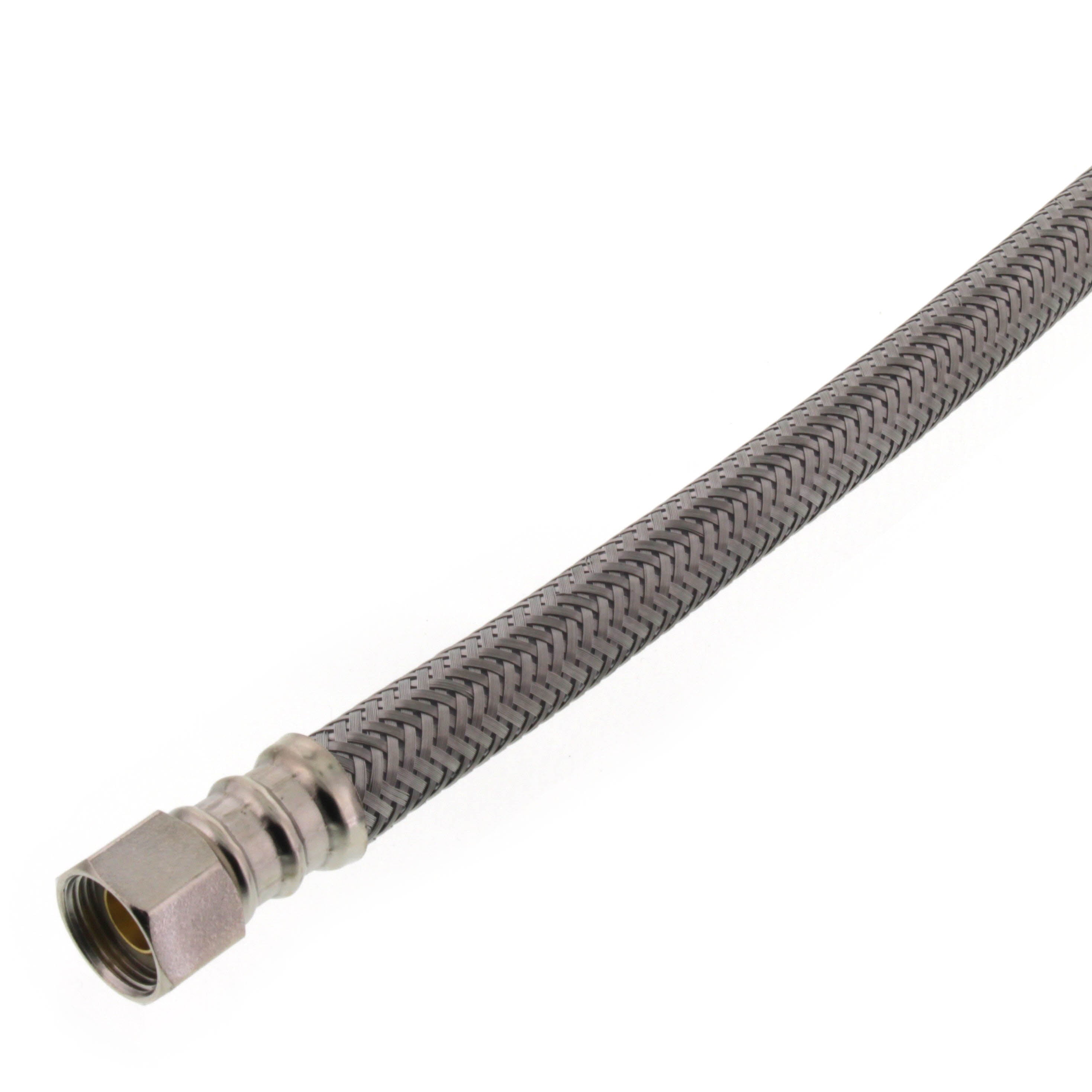 Fluidmaster PRO8F20 Pro Series 3/8 x 20 in. Braided Stainless Sink Flexible Water Connector