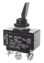 GB Electrical GSW-12 Micro Switch Toggle Switch, 125/250 VAC, 15/25 A, SPDT