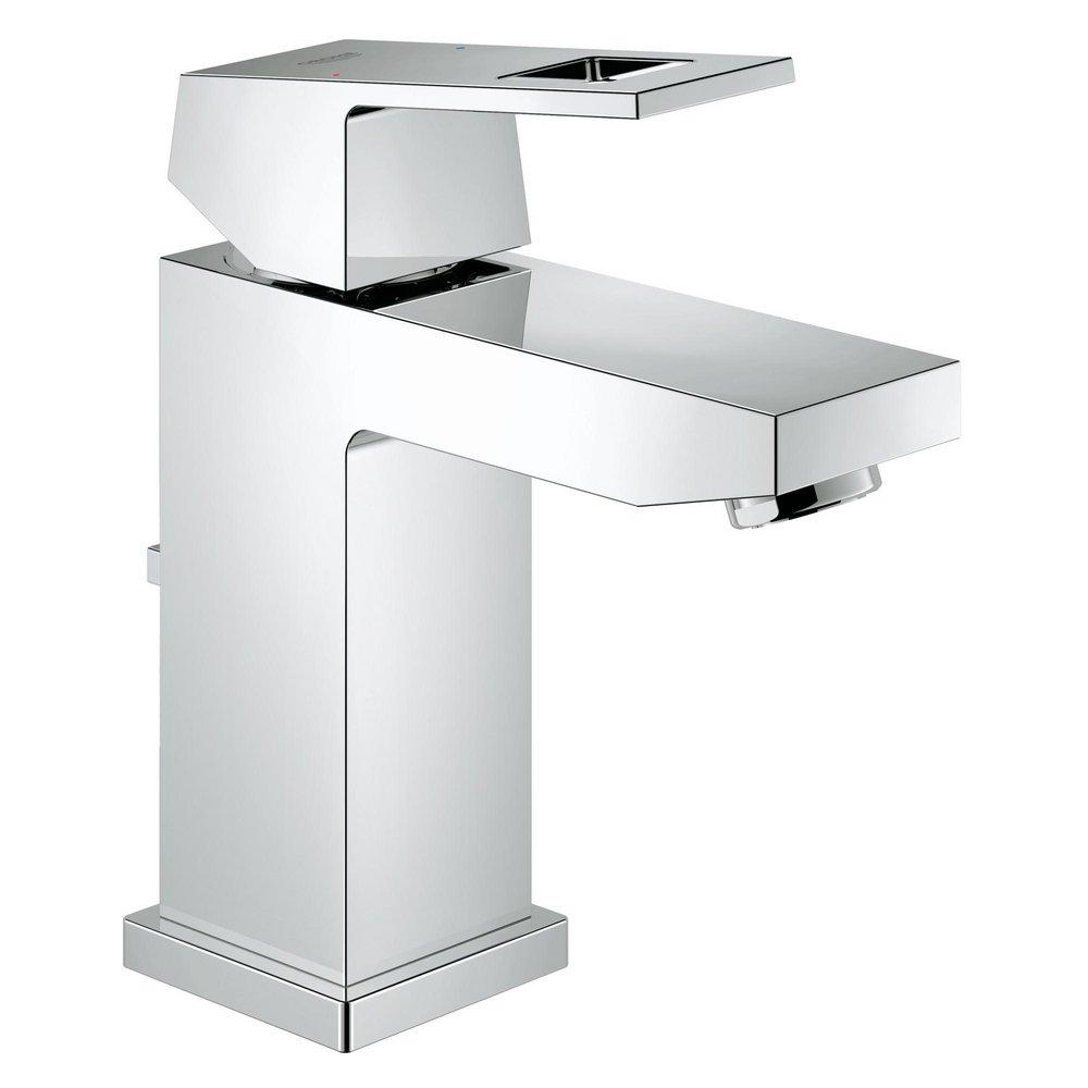 GROHE 2312900A Eurocube Single Handle Monoblock Bathroom Sink Faucet in StarLight Chrome