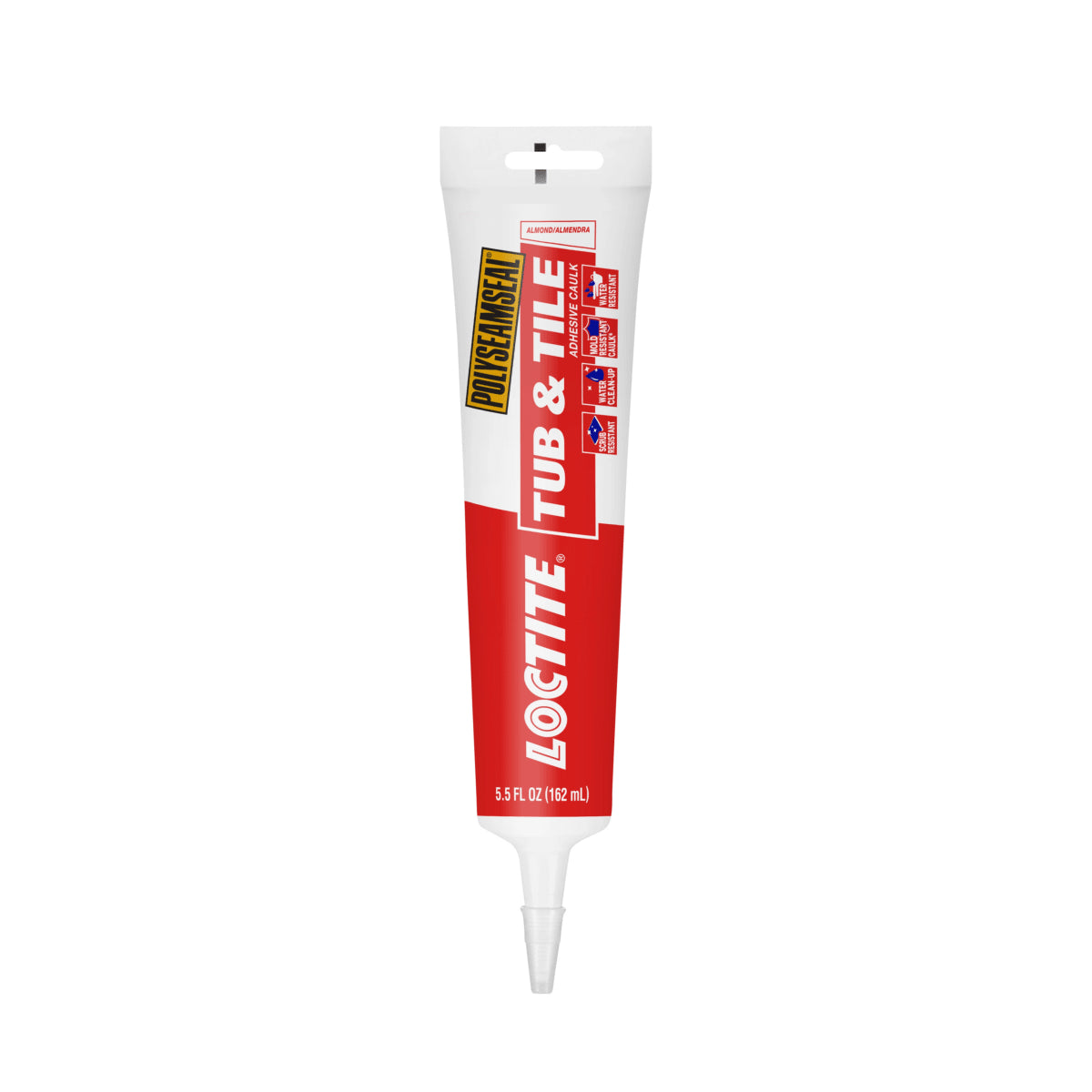 LOCTITE 2138418 5.5 oz Tub & Tile - Bone/Almd Adhesive Caulk