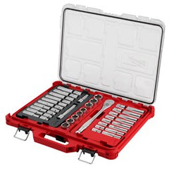 Milwaukee 48-22-9487 47pc 1/2 Drive Ratchet & Socket Set with PACKOUT Organizer