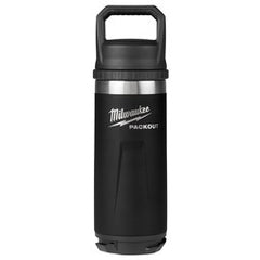 Milwaukee Tool 48-22-8382B Tumbler Insulated Bottle Packout 18oz with Chug Lid Black