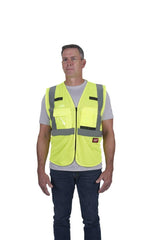 Milwaukee 48735112 Class 2 High Visibility Yellow Mesh Safety Vest - L/XL