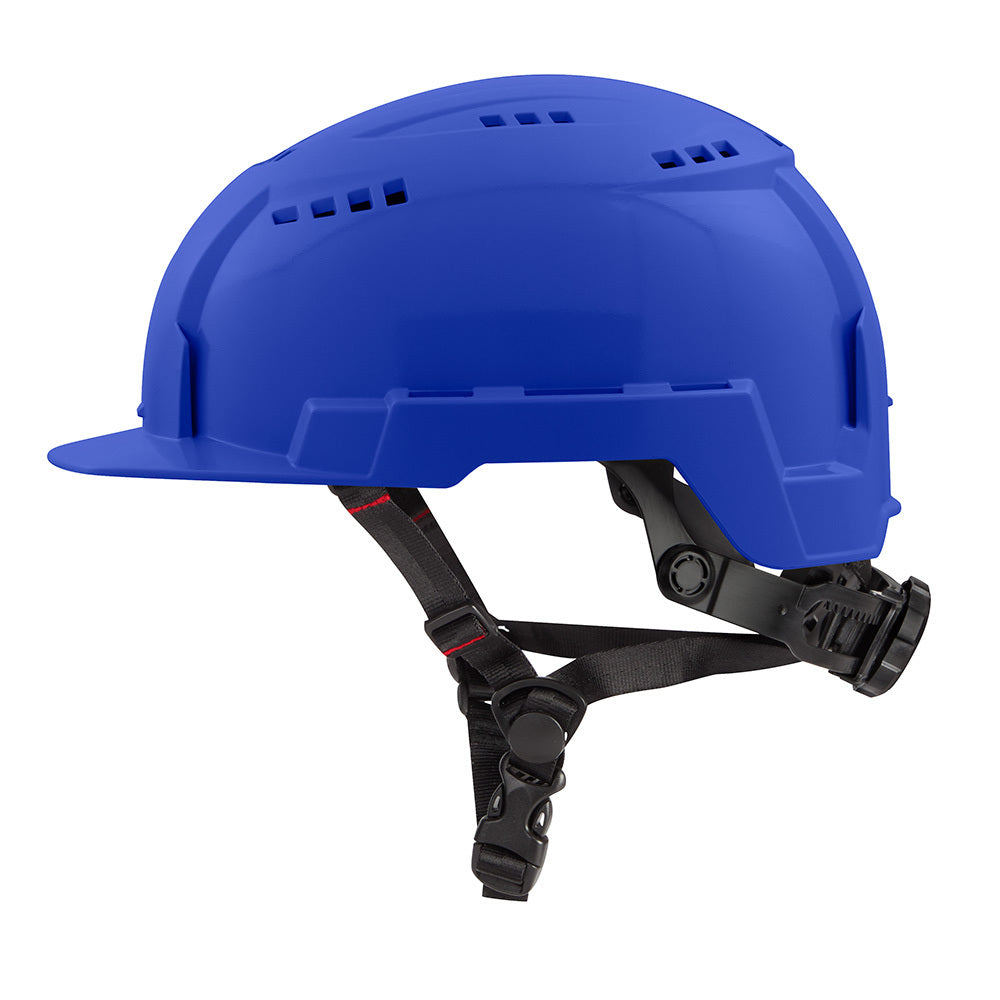 Milwaukee 48-73-1324 BOLT Blue Front Brim Vented Safety Helmet