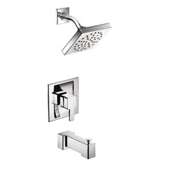 Moen TS2713 90 Degree One Handle Single Function Bathtub & Shower Faucet in Chrome (Trim Only)