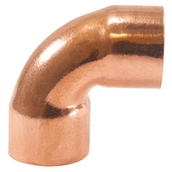 Mueller W01634 Elbow 90deg 7/8 OD Copper Solder Fitting