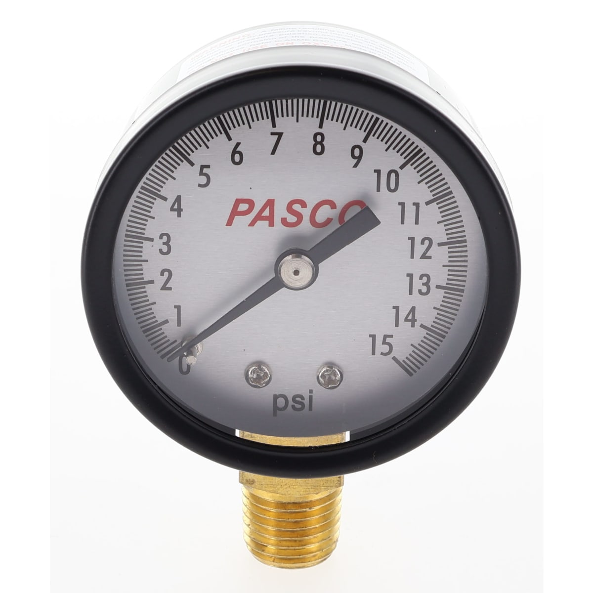 Pasco 1726-10 2 1/10-15# Pressure Gauge