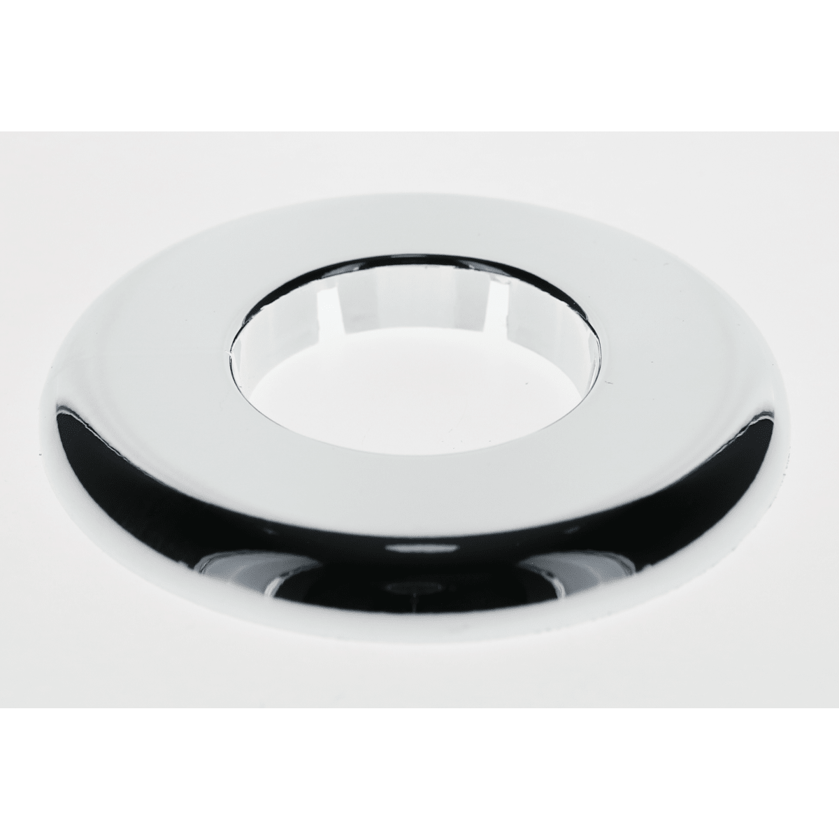 Pasco 2876 1-1/4 in. Plastic Hinged Escutcheon in Chrome