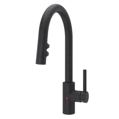 Pfister LG529-ESAB Stellen Single Handle Pull Down Kitchen Faucet in Matte Black