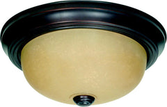 SATCO 60-1256 2-Lights Medium Dome Flush Ceiling Light Fixture