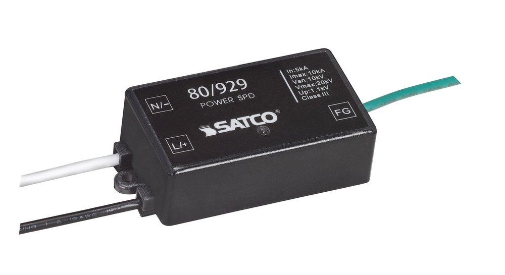 SATCO 80/929 LED High Intensity Discharge Surge Protector 100-277V AC 10kV Protection Level