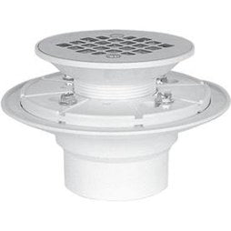 Sioux Chief 821-2ACP Shower Drain Round 4-1/4 Inch Chrome