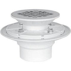 Sioux Chief 821-2ACP Shower Drain Round 4-1/4 Inch Chrome