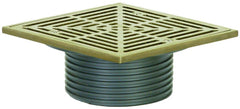 Sioux Chief 832-4DHNQ FinishLine 4 in. No Hub Ductile Iron Nickel Bronze Floor Drain