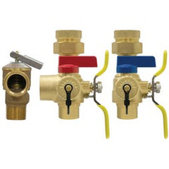 Webstone H-54443WPR-LF Tankless Valve Kit E2 with Pressure Relief Valve Lead Free 3/4 Inch FIP Union x Sweat