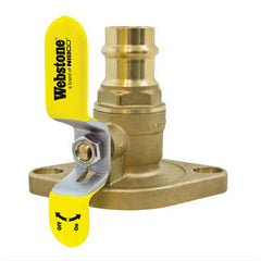 Webstone H-81406WHV 1-1/2 Press High Velocity Full Port Forged Brass Uni-Flange Isolator Flange w/ Rotating Flange