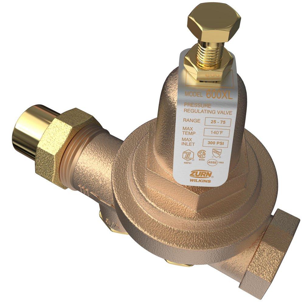 Zurn 34-600XL 600XL 3/4 in. 300 psi Cast Bronze FNPT Pressure Reducing Valve