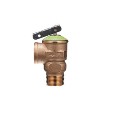 Zurn P1000AXL 3/4 in. Cast Brass-Bronze-Stainless Steel-Silicone MNPT x FNPT 125# Relief Valve