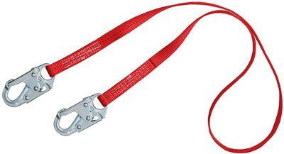 Protecta 1385102 PRO 3 ft. Red Polyester Web Positioning Lanyard