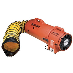 Allegro 953325 Plastic Com-Pax-Ial Blower with Canister 1/3 hp 25 ft Ducting