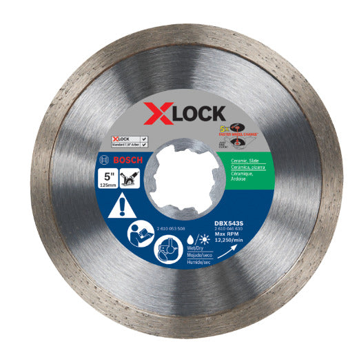 Bosch DBX543S 5 X-LOCK Continuous Rim Diamond Blade