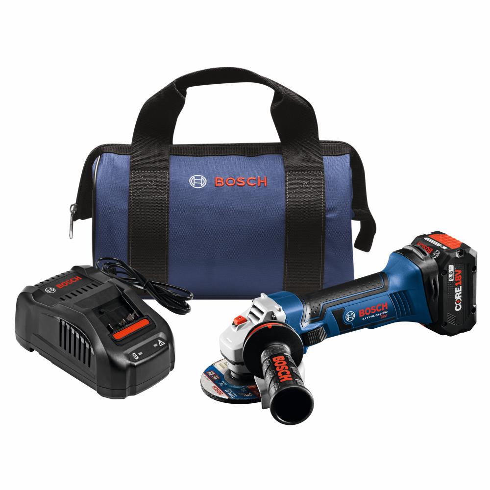 Bosch GWS18V45B15 18V 4-1/2 In. Angle Grinder Kit with (1) CORE18V 4.0 Ah Compact Battery