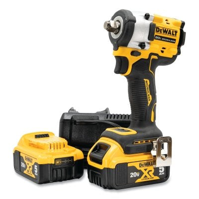 DeWalt DCF921P2 Atomic 20V Max Cordless Impact Wrench with Hog Ring Anvil Kit