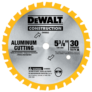 DeWalt DW9052 Portable Construction Blades Power 5-3/8 in Replacement MPN