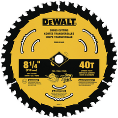 DeWalt DWA181440 Circular Saw Blade 8-1/4 In 40T