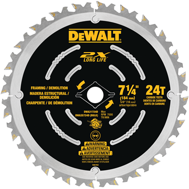 DeWalt DWA31724D 7-1/4 Demolition Saw Blade