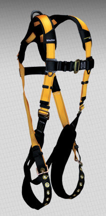 FallTech 7021B FallTech Journeyman Flex Aluminum Unifit Standard Non-Belted 1D Chest Harness