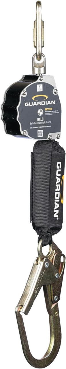 Guardian Fall Protection 10901 11 ft. Retractable Web Lanyard with Rebar Hook