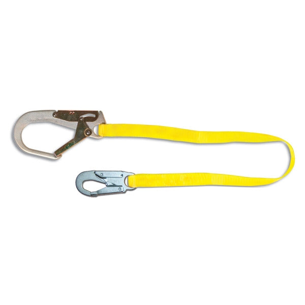 Guardian Fall Protection 1255 3 ft Positioning Web Single Leg Non-Shock Absorbing Lanyard