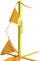 Guardian Fall Protection 15231 Warning Flag Line, Heavy-Duty Nylon, 100 ft Length