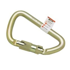 Honeywell 17D1 ANSI Z359-2007 Compliant Automatic Twist-lock Steel Carabiner, 1 Gate Opening