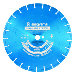 Husqvarna 542751032 14 Banner Line Blue 200B General Purpose Diamond Blade