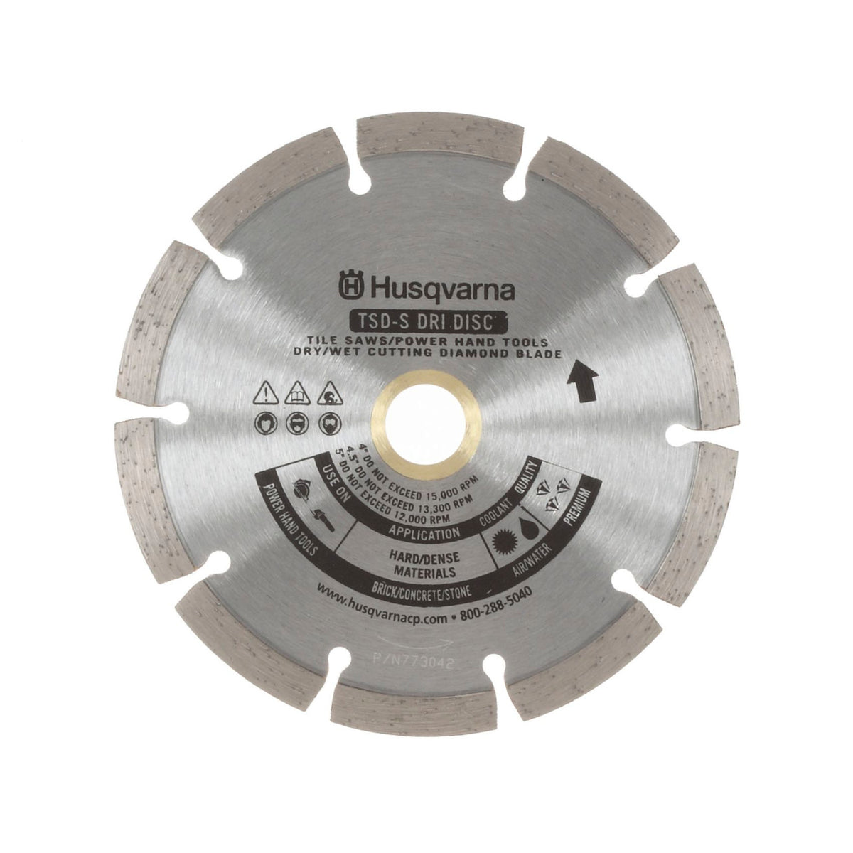 Husqvarna 542761408 Husqvarna 4 TSD-S Dri Disc Diamond Blade