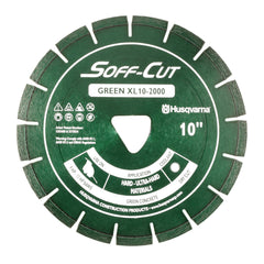 Husqvarna 542756101XL102000 Husqvarna 10 x .100 Green Soff-Cut Diamond Blade