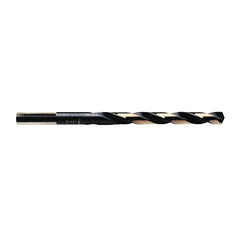 Irwin 3019016B Black/Gold High Speed Steel Jobber Drill Bit 1/4 in