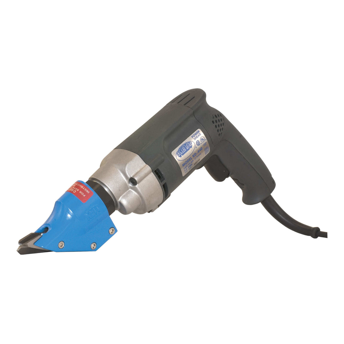 KETT KD440 Double Cut Electric Shear 120 V 14 in L x 3 in W x 7 in H