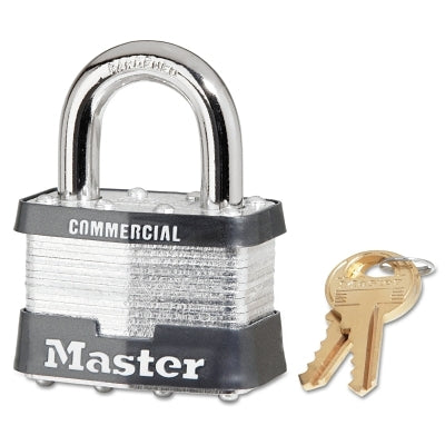 Master Lock 5KAA432 No. 5 Laminated Steel Padlock 3/8 in Diameter Keyed Alike A432