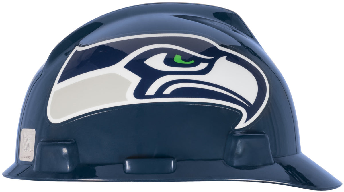 MSA 818410 MSA NFL V-Gard Seattle Seahawks Football Hard Hat