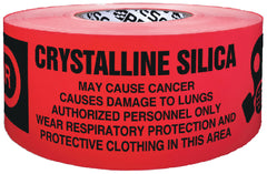 Presco B3102R4323 1000 x 3 in. Crystalline Silica Barricade Tape in Red